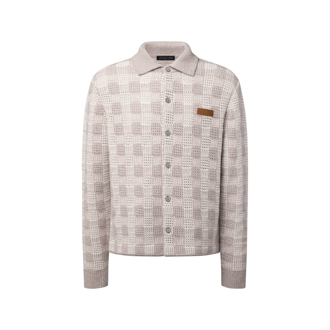 Tweedy Jacquard Check Cardigan - Men - Ready-to-Wear | LOUIS VUITTON ®